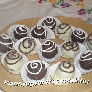 Rumos csokigolyók Rumos csokigolyók