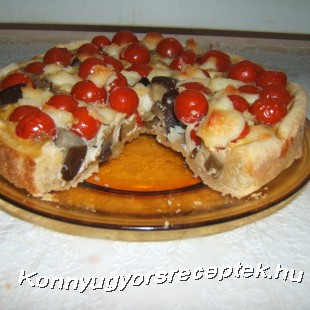 Paradicsomos padlizsános pite Paradicsomos padlizsános pite