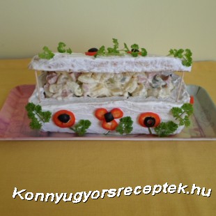 Kincsesládikós hússaláta