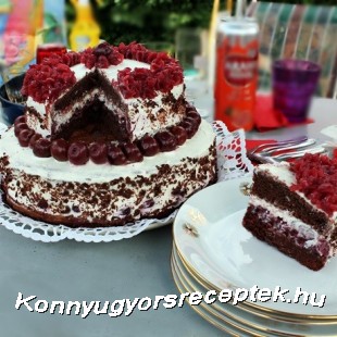 Feketeerdő emeletes torta ahogy én készítem Feketeerdő emeletes torta ahogy én készítem