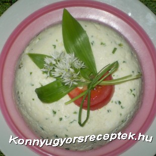 Medvahagymás túrótorta Medvahagymás túrótorta