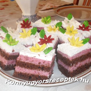 Málnahabos kocka Málnahabos kocka