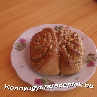 Teljes kiőrlésű dupla csiga