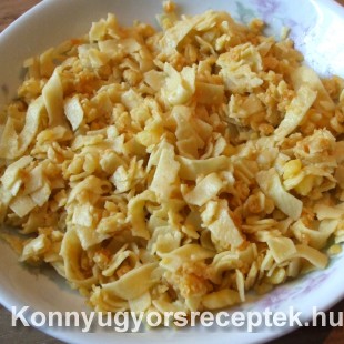 Burgonyás tészta - Krumplis galuska Burgonyás tészta - Krumplis galuska