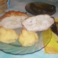 Sajtos csirkemell muffin