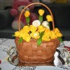 Virágkosár torta
